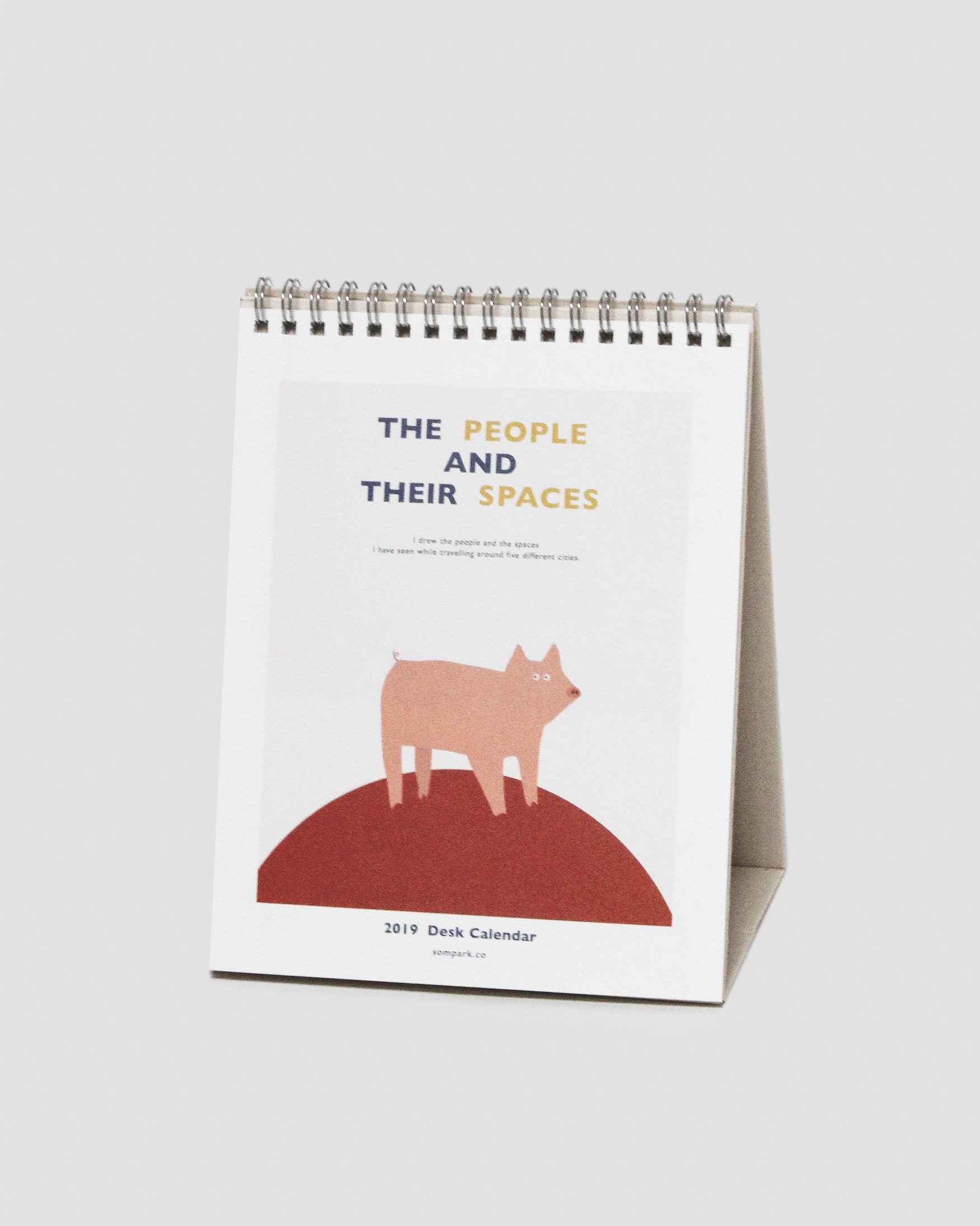 THE PEOPLE AND THEIR SPACES 2019 Calender